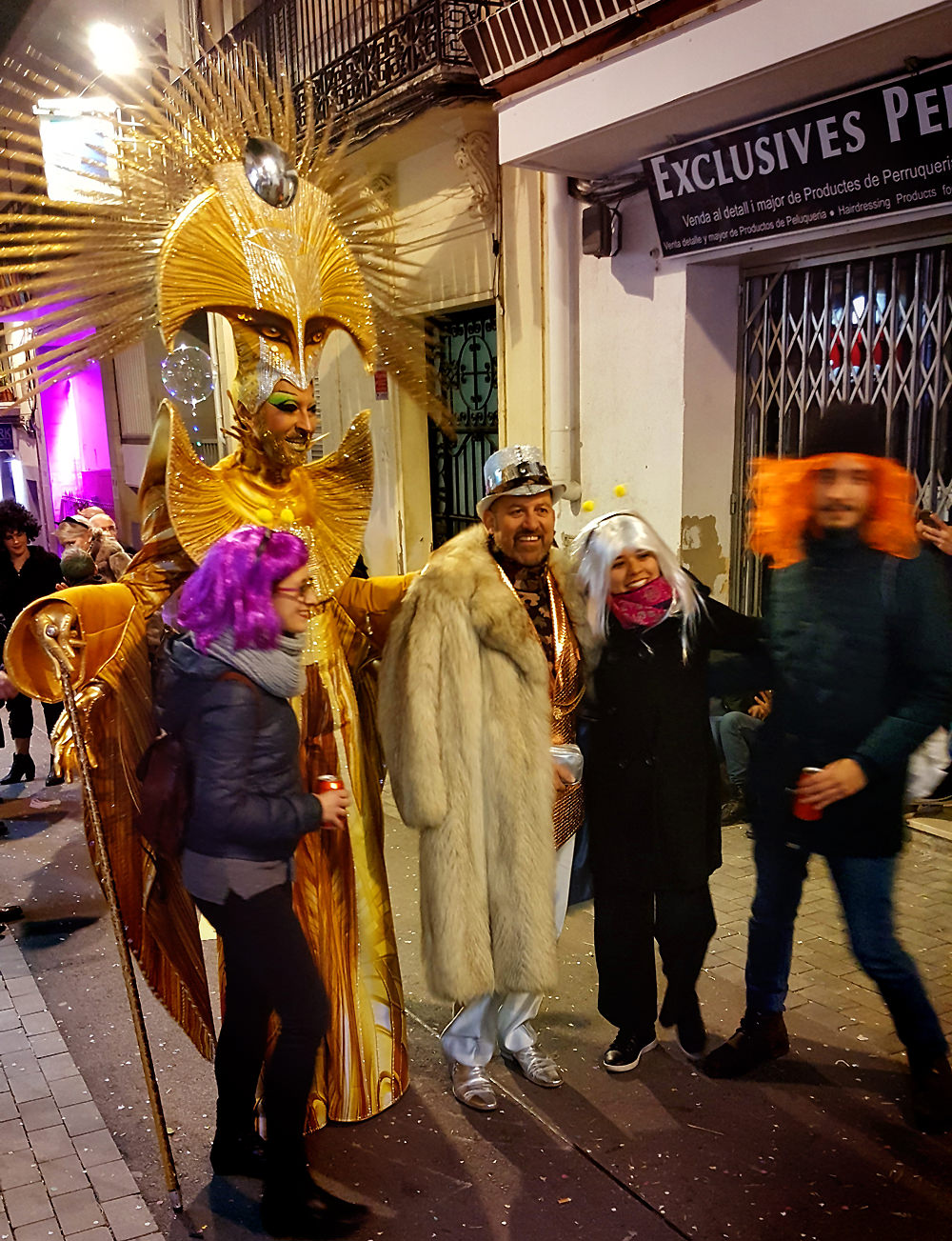 Drag Ybridex - Fred - Calle -Sitges Carnival 
                  2018 