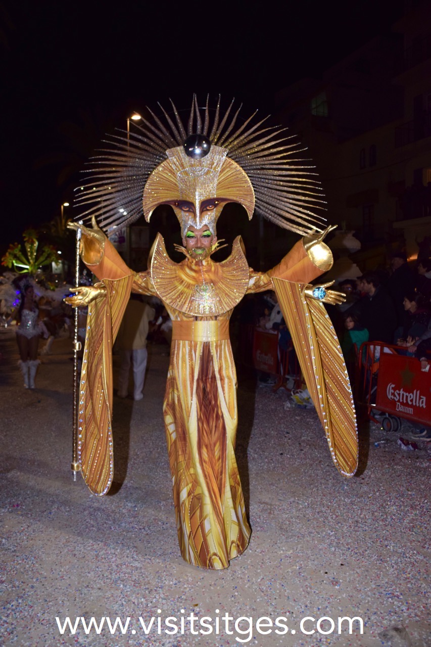 Drag Ybridex Angelodemon - Make up Fluo - Atlantida 
                  Voyager - Carnaval de Sitges 2018 