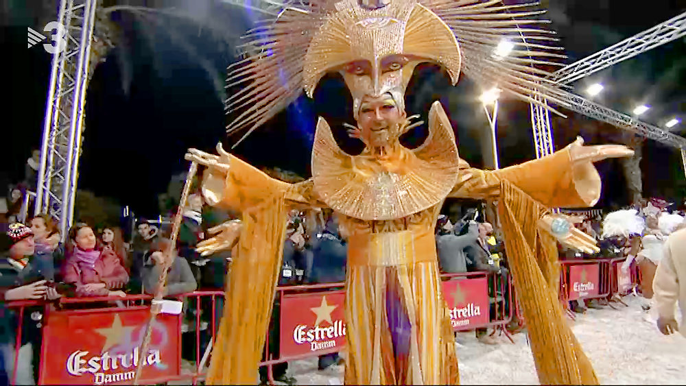  Drag Ybridex - Antena3 Television - Desfile 
                  - Carnaval Sitges 2018 
