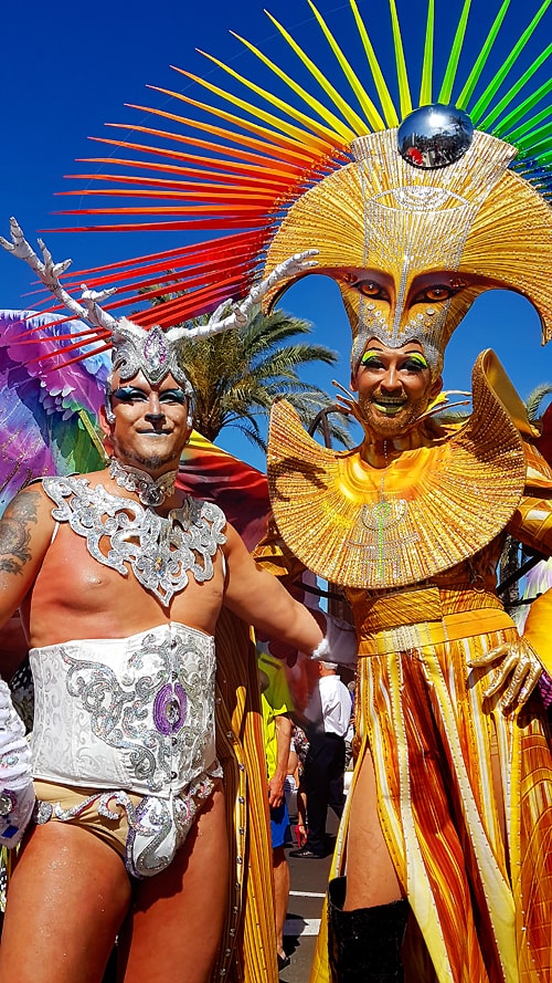 Drag Ybridex Fred and Ymat - Bar La Villa Sitges - Carnaval 
                  Sitges 2018