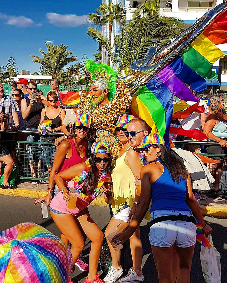 Gay Pride Maspalomas 2016 Drag Ybridex et amis