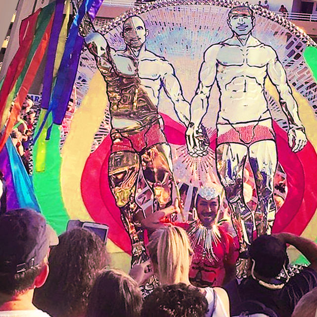  Drag Ybridex photosession in the Maspalomas Gay Parade 2016