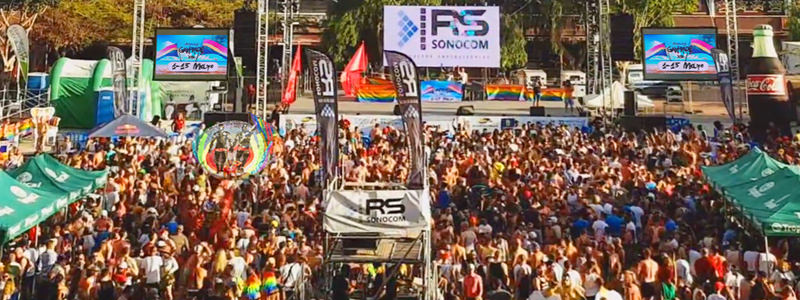 Drag Ybridex at Ymbo during Maspalomas Gay Pride 2016